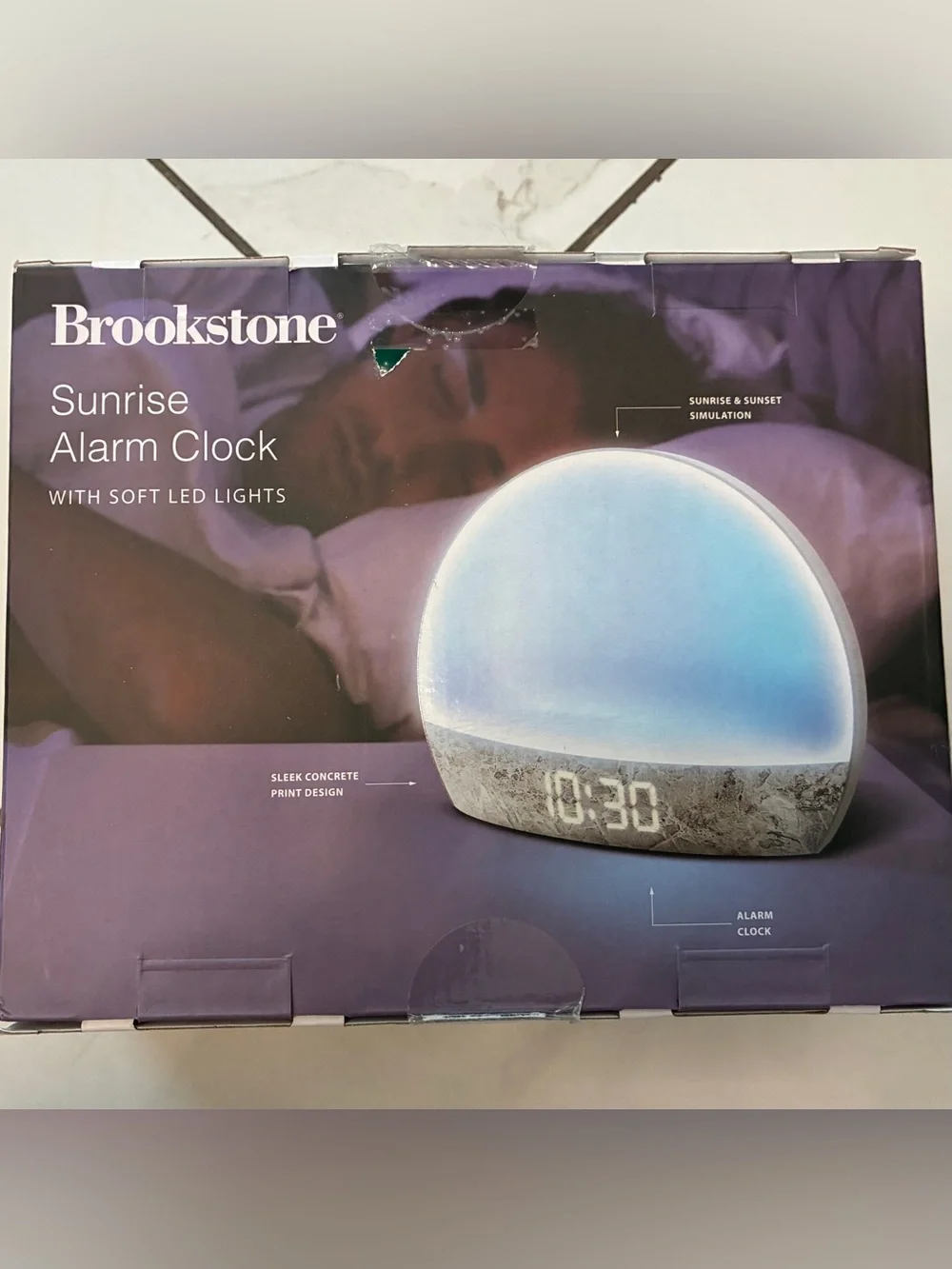 Brookstone sunrise alarm clock